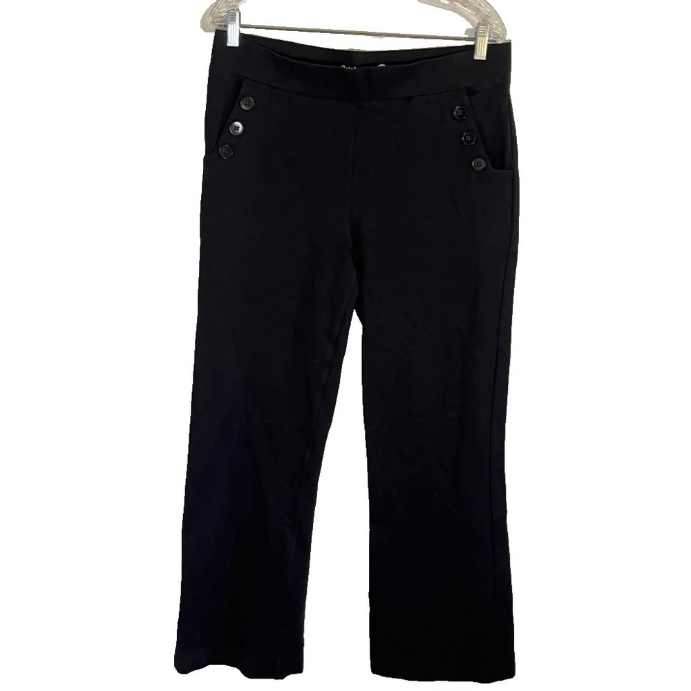 Betabrand Women's Wide Leg Pants in Black